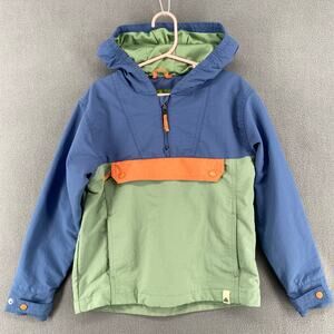 Lake Trail Pullover Outdoor Hoodie Kids S 6/7 Color Block Nylon Water Resistant